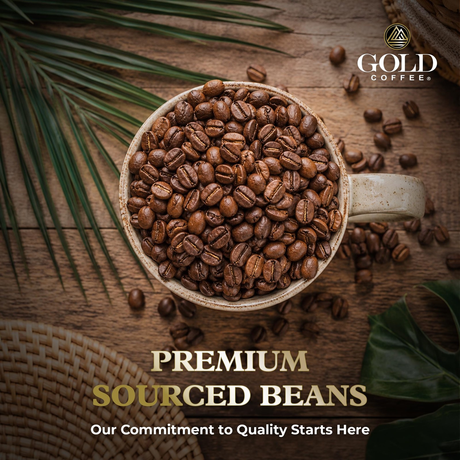 Gold Coffee Co. Kanaloa Premium House Blend – Medium 16 Ounce (Pack of 1)