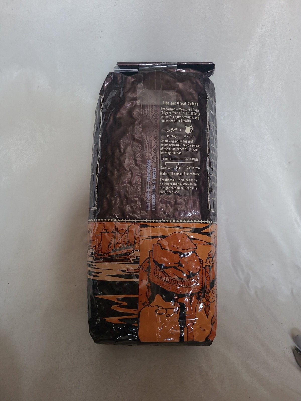 Very RARE Arabian Mocha Timor Starbucks Whole Bean Coffee 1 LB (B1-E8)