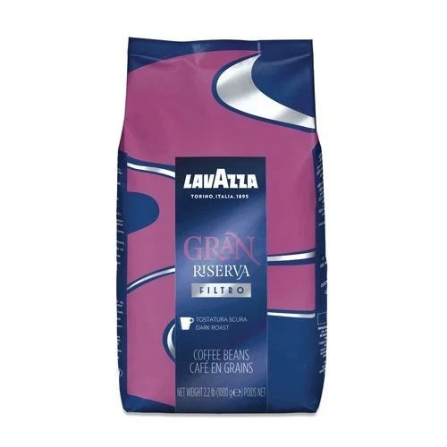 Lavazza Gran Riserva Whole Bean Coffee, Dark and Bold, 2.2 lb Bag