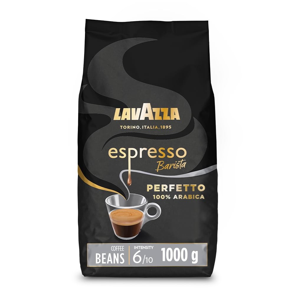 Lavazza Barista Perfetto, Arabica and Robusta Drum Roast Coffee Beans, Pack of 1