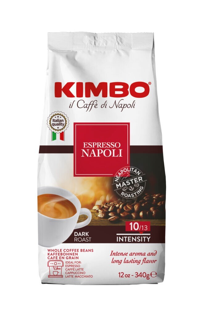 Kimbo Napoli Dark Roast Whole Coffee Beans 2.2 LBS (PACK OF 2)