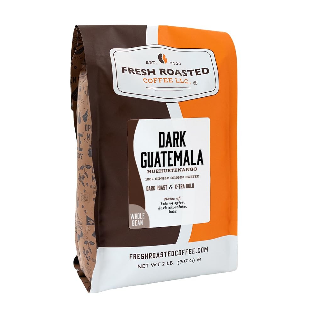 Dark Guatemala Huehuetenango Coffee 2 Lb 32 oz Single Origin Roast Whole