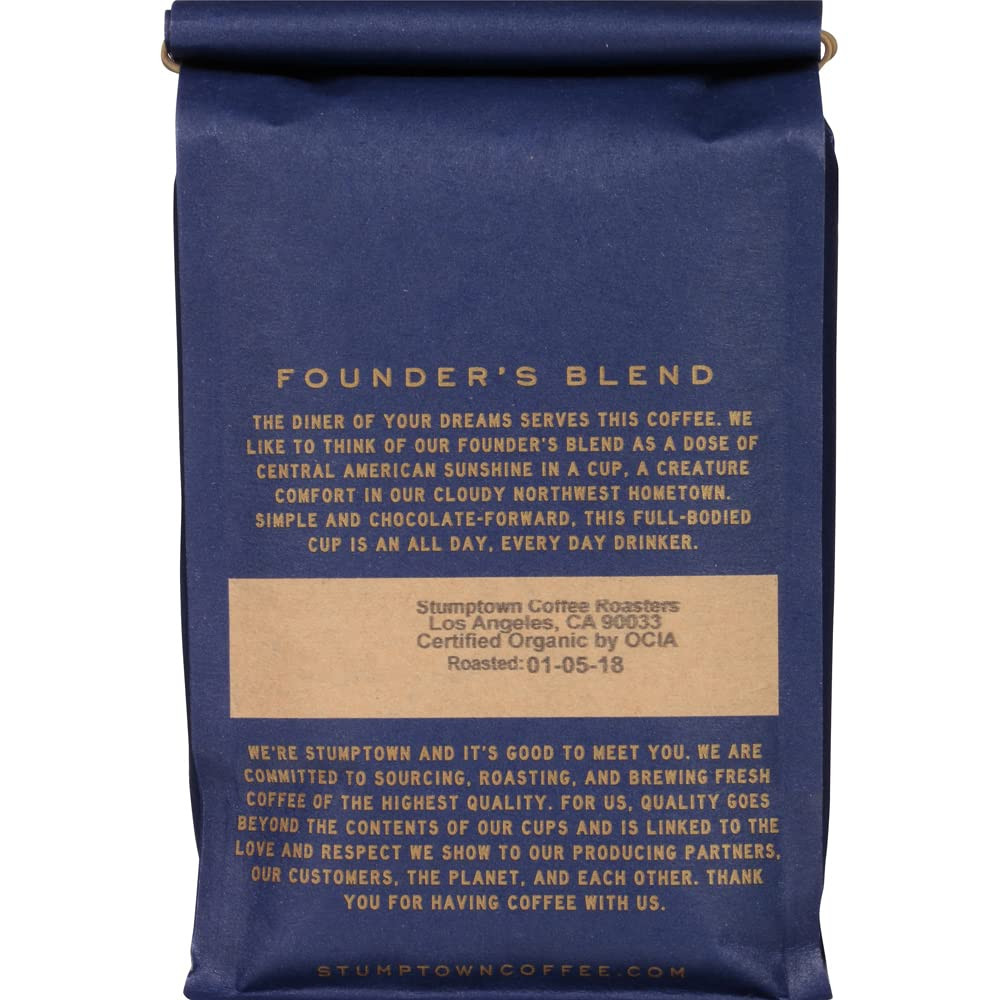 Stumptown Coffee Roasters, Founder’S Blend, 100% Arabica Coffee – Organic Whole