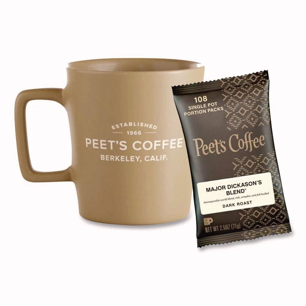 Peet’s Coffee & Tea 504916 2.5 oz. Major Dickason’s Blend Coffee (18/Box) New