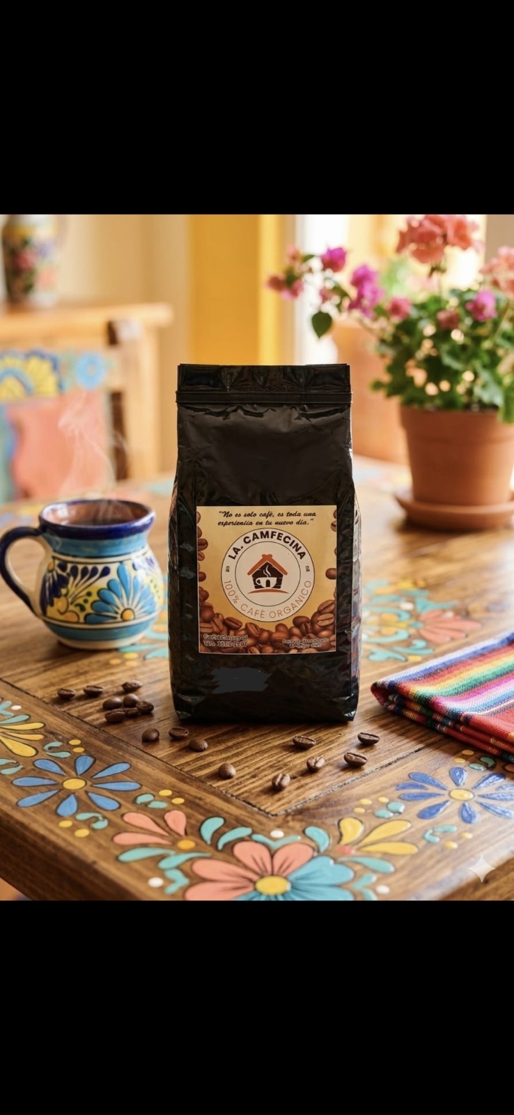 La Camfecina 100% Café Orgánico Coffee Beans Artisanal Organic Pantry