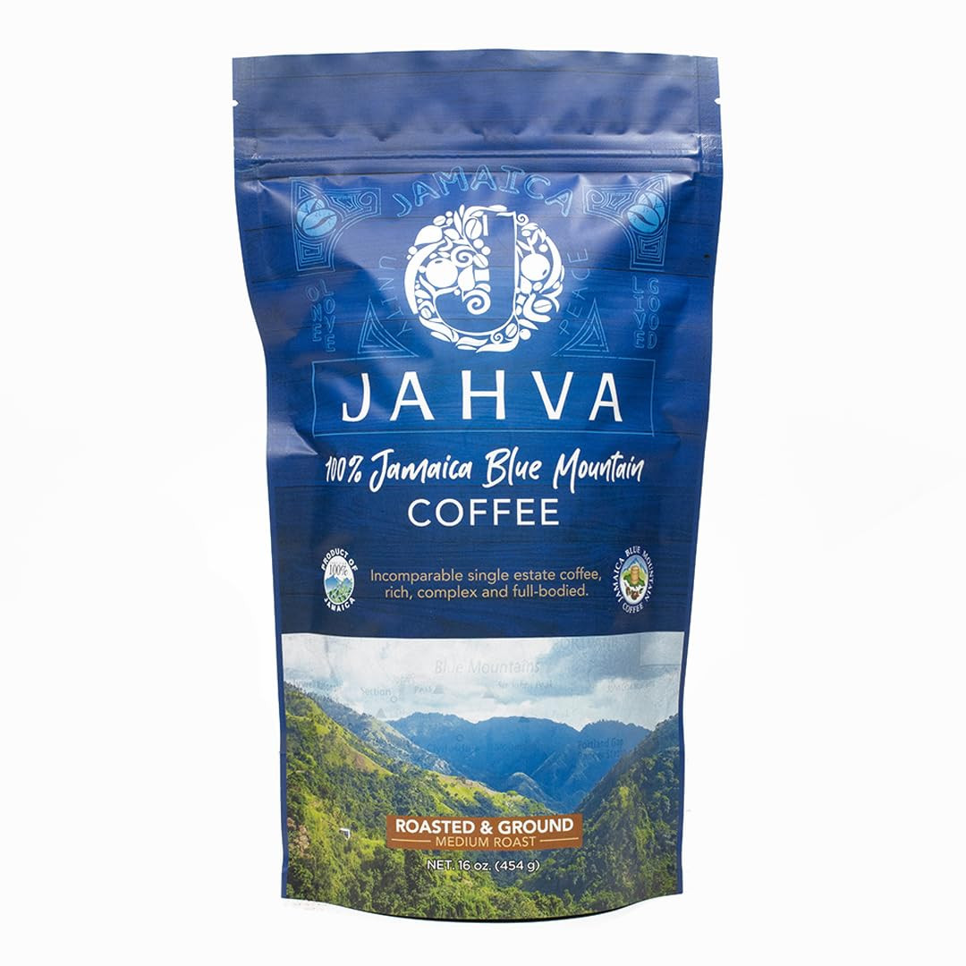 Jamaica Blue Mountain Coffee – 100% Pure Medium Roast (16 Oz)