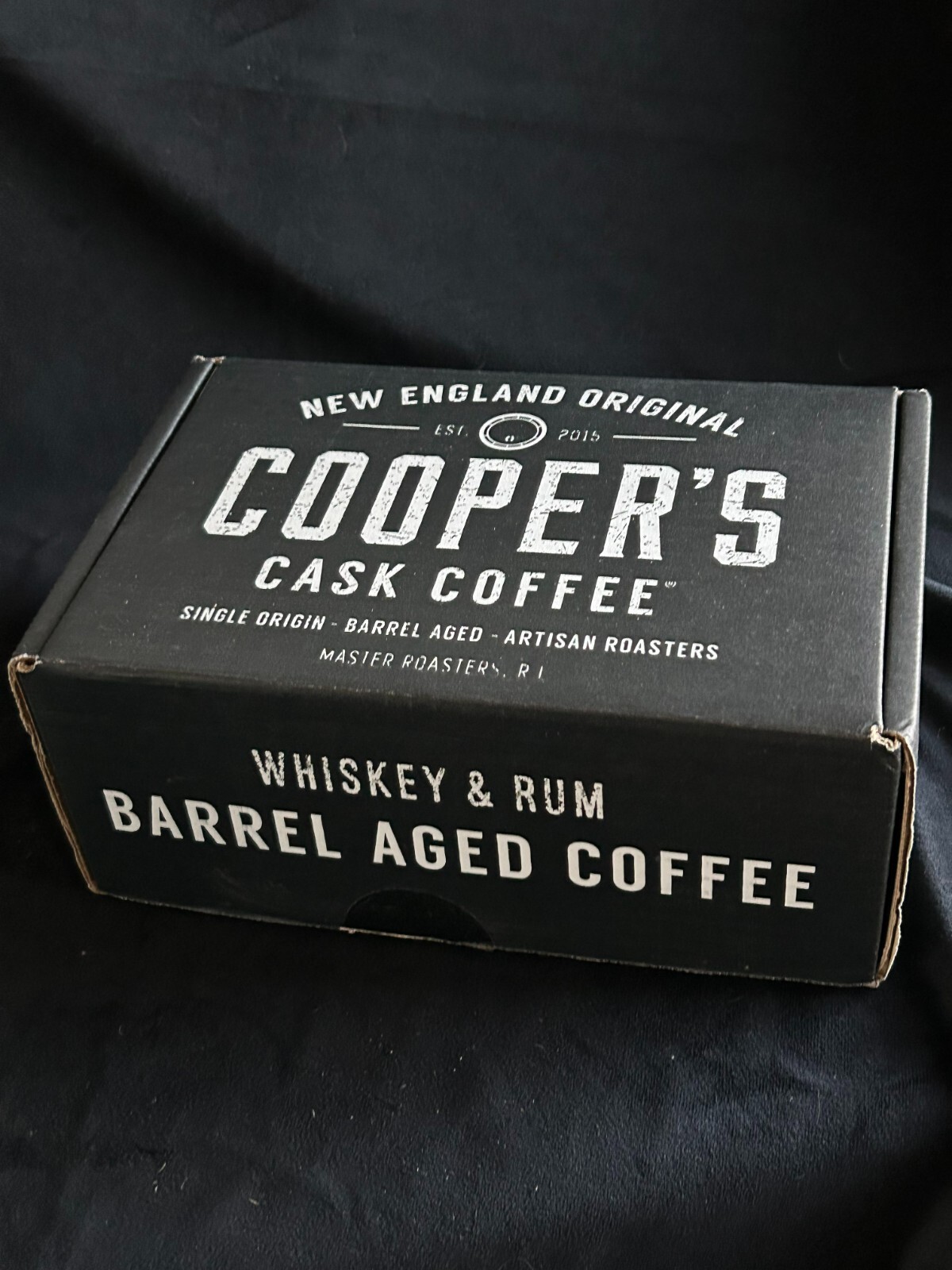 Bourbon Barrel Aged Coffee Whole Bean Set, Single Origin Sumatra Whiskey