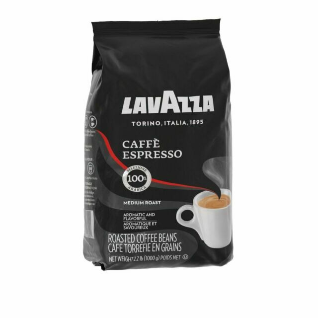 Lavazza Espresso Whole Bean Coffee, Medium Roast, 100 Arabica, 2.2 lb Bag Pac…