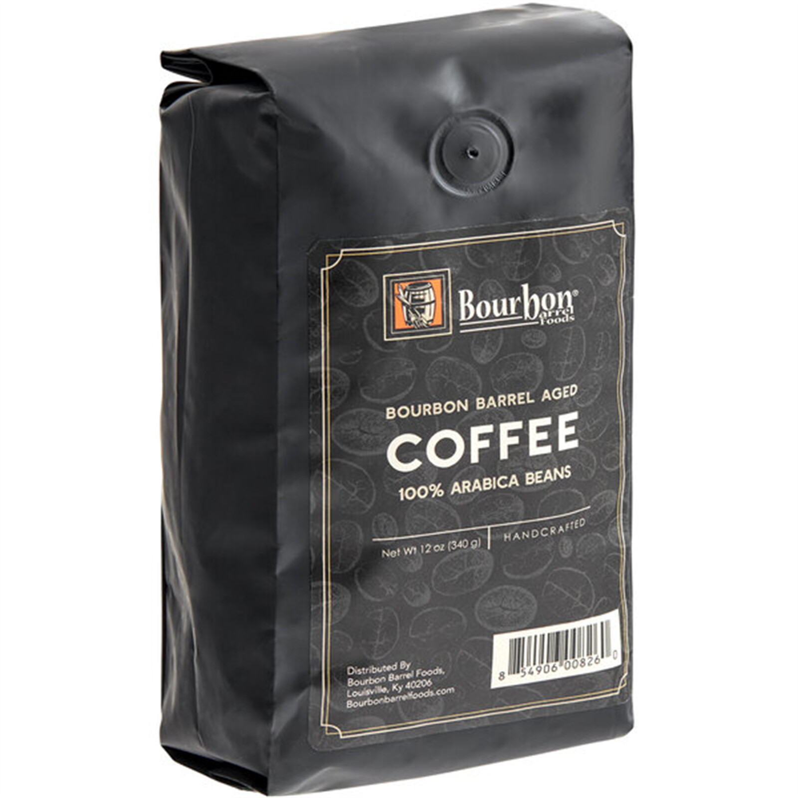 Bourbon Barrel Foods Bourbon Barrel Aged Whole Bean Coffee 12 oz.WS-110BBFCOFFEE