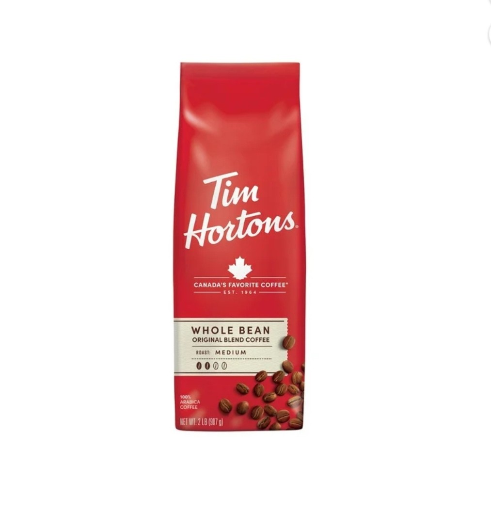 Tim Hortons Medium Roast Whole Bean Coffee, Orignial Blend (32 oz.)