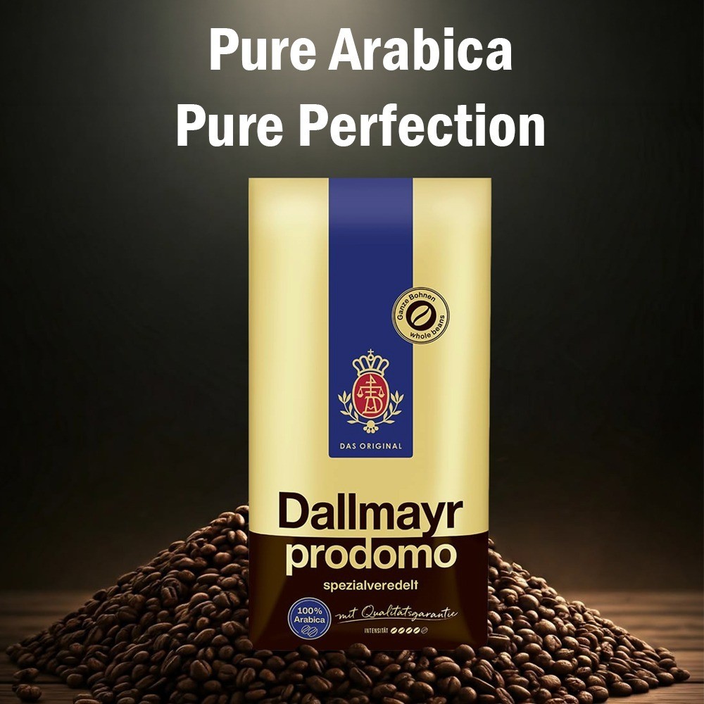 DALLMAYR PRODOMO Coffee Beans Top-Quality German Product 17.6oz – PACK OF 5