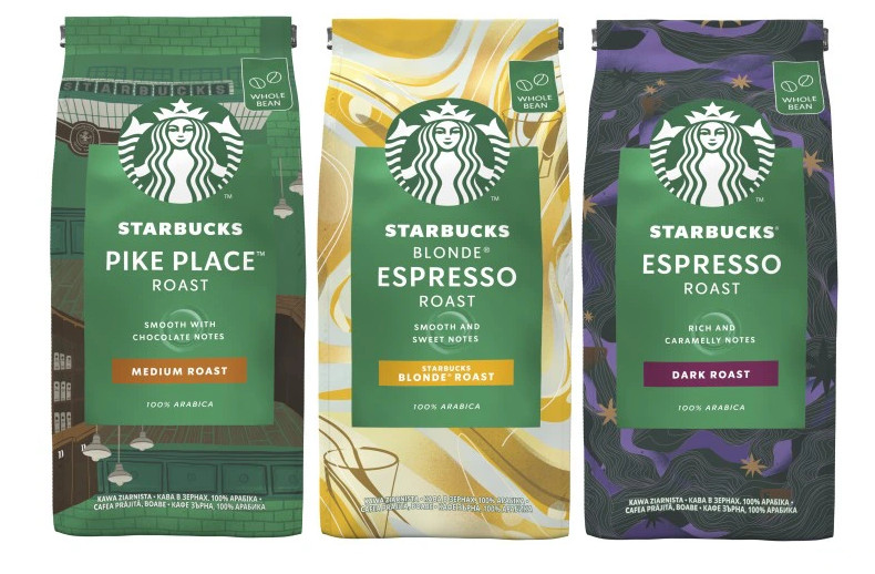 STARBUCKS WHOLE BEANS COFFEE – 200G – 100% ARABICA – ESPRESSO BLONDE PIKE PLACE