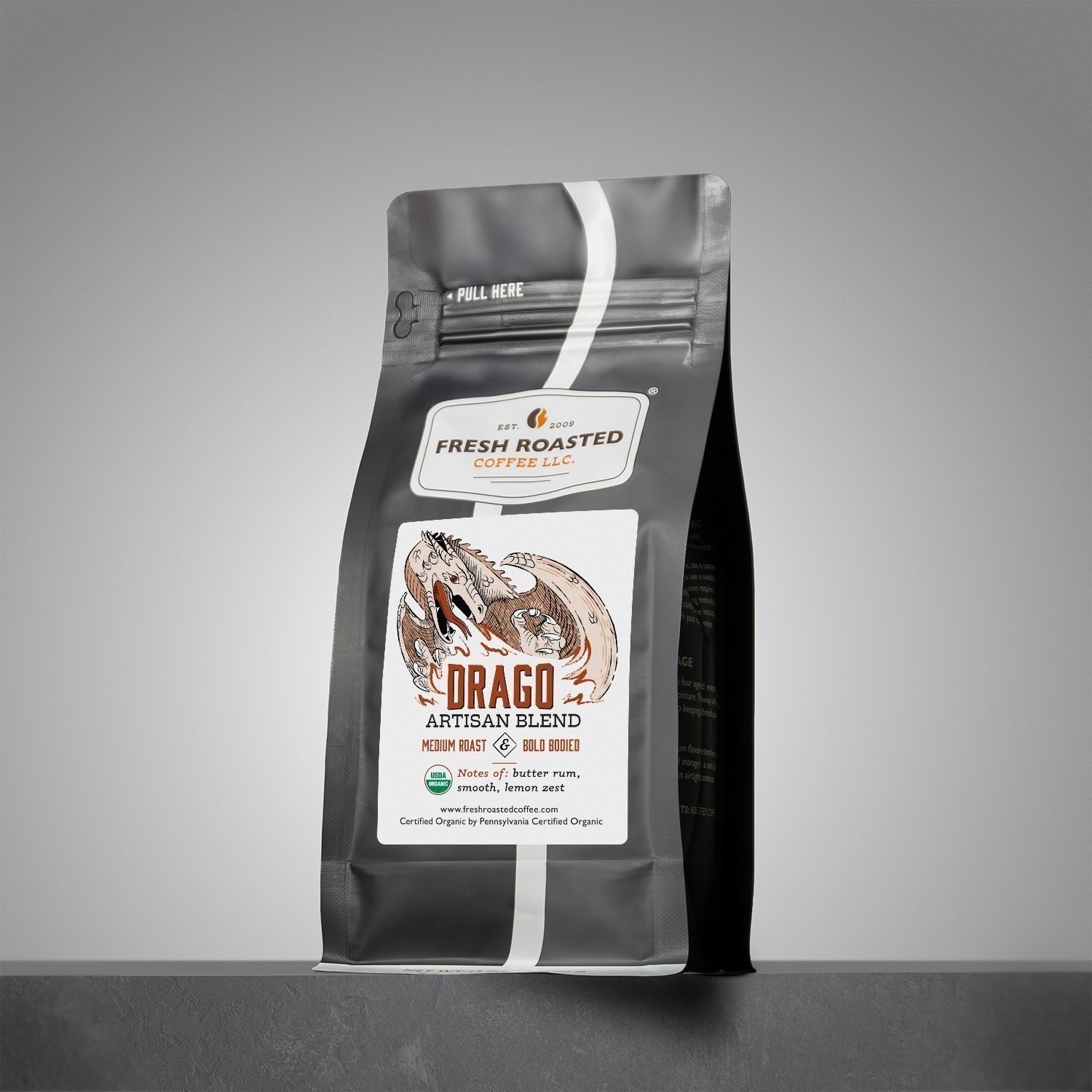 Drago | Organic Artisan Blend | Fresh Roasted Coffee