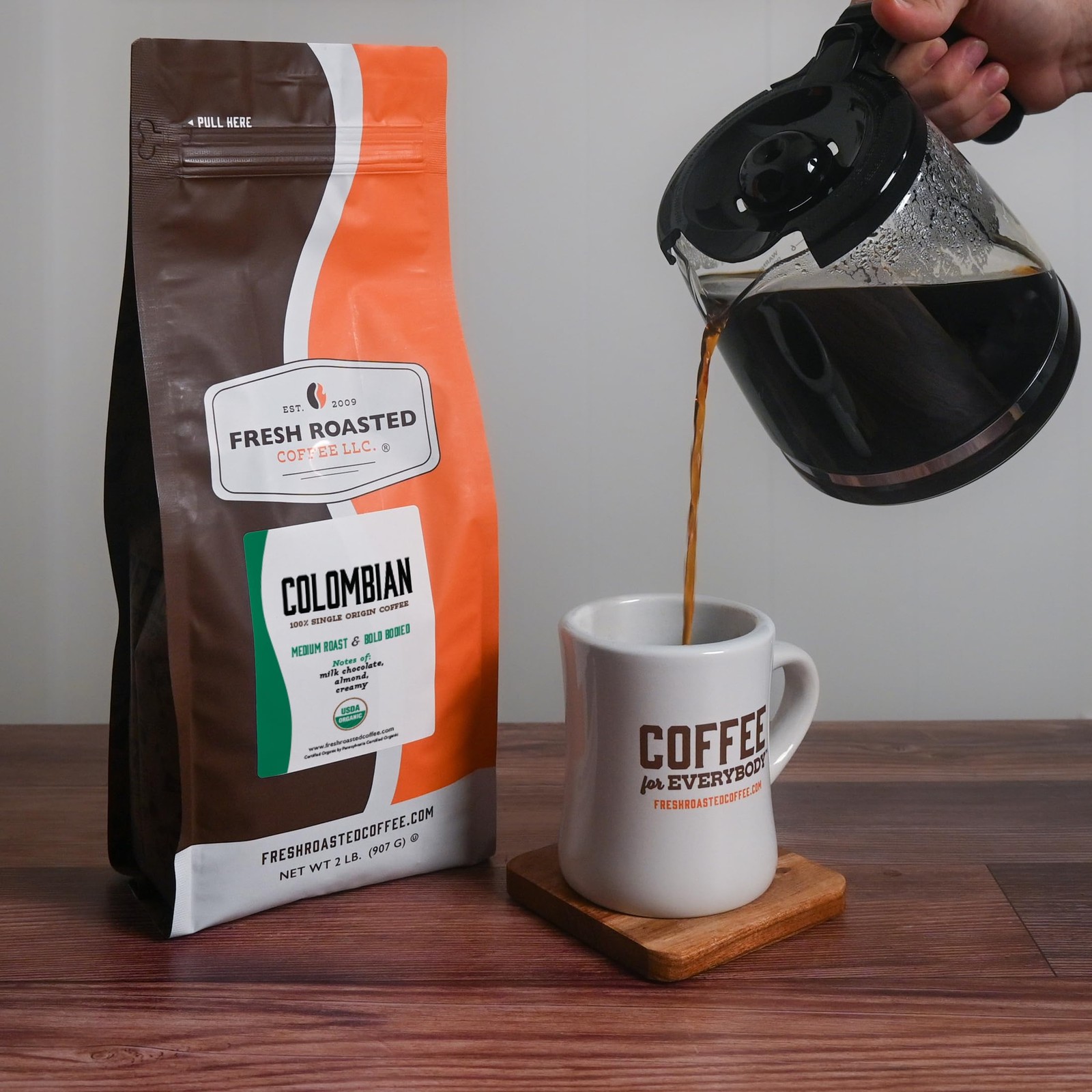 , Organic Colombian | USDA Organic, 100% Single Origin, Kosher | Medium Roast…