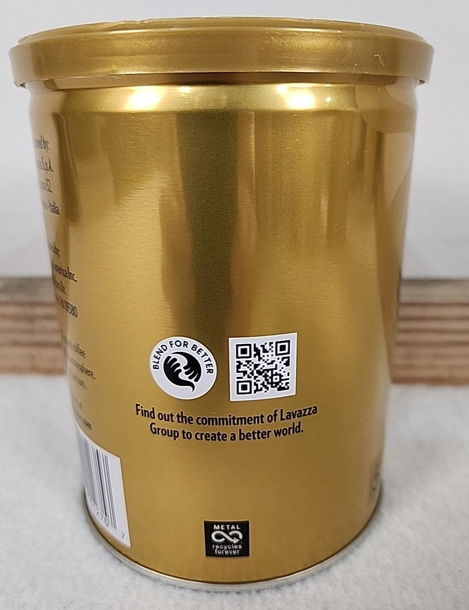 LavAzza QualitÃ  Oro Ground Coffee Medium Roast 100% Arabica 8.8 oz Tin 2 Pack