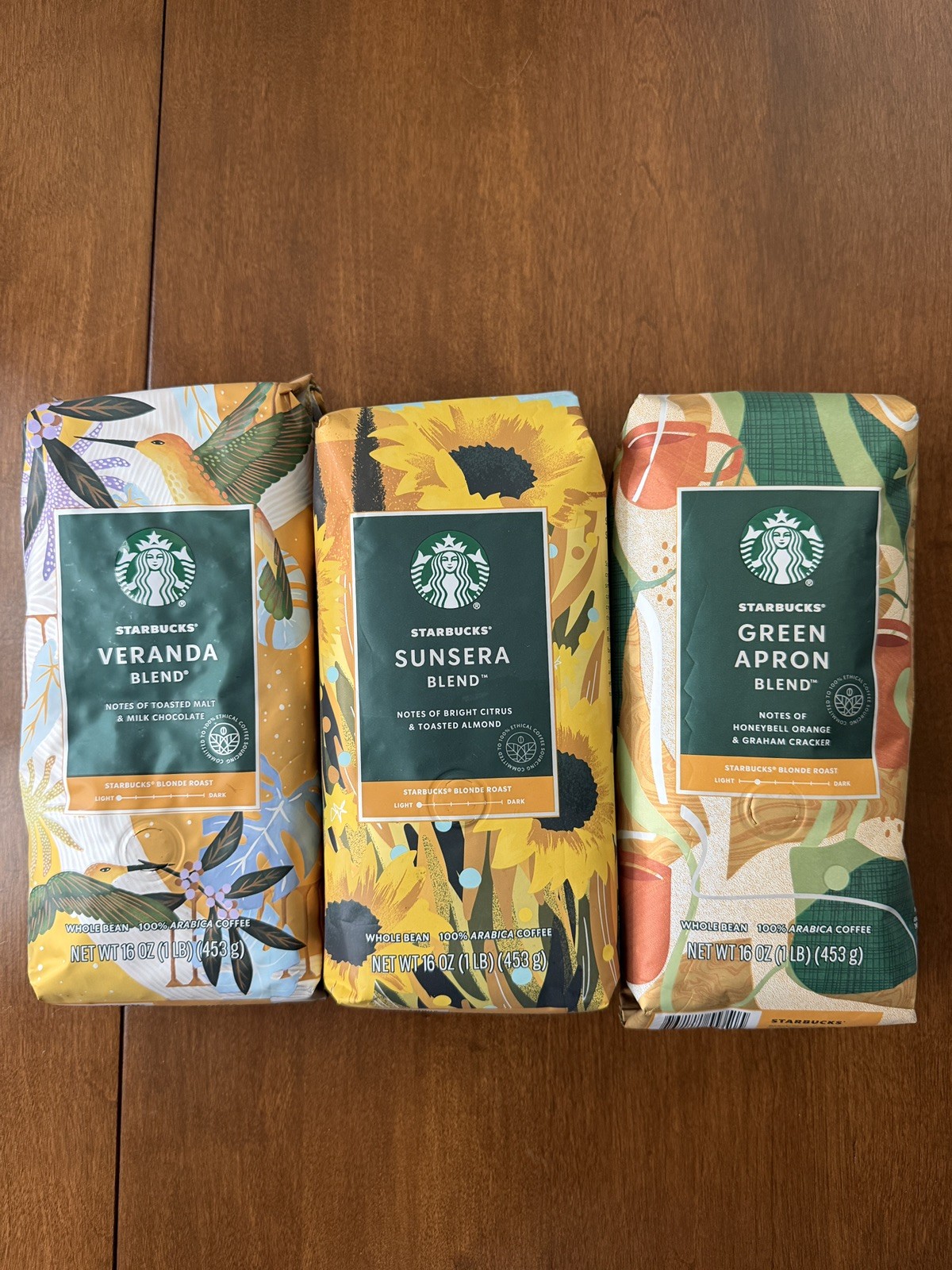 Starbucks Whole Bean Coffee Lot Blonde Roast Coffee 3 pound 3 Bag Variety ☕️