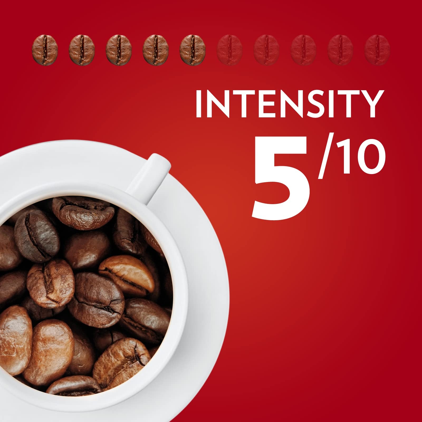 Medium Roast Coffee, Arabica Robusta Blend, 8.8 oz Ground Coffee