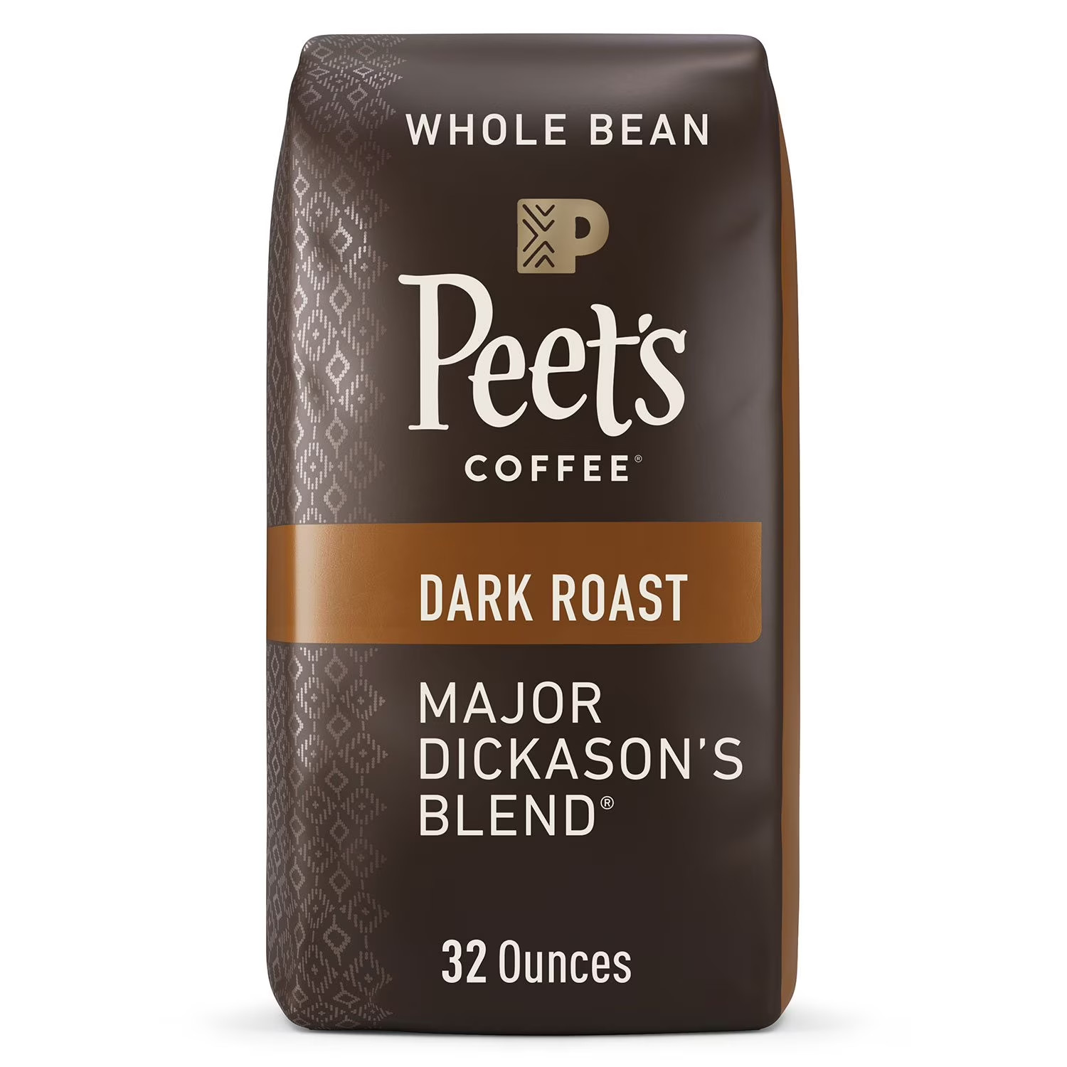3 Pack Peet’s Coffee Dark Roast Whole Bean, Major Dickason’s Blend (32 oz.)