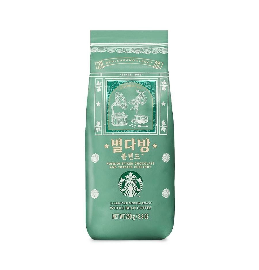 Starbucks Whole Bean Coffee Byuldabang Blend 250g 8.8oz Korea Limited Fresh