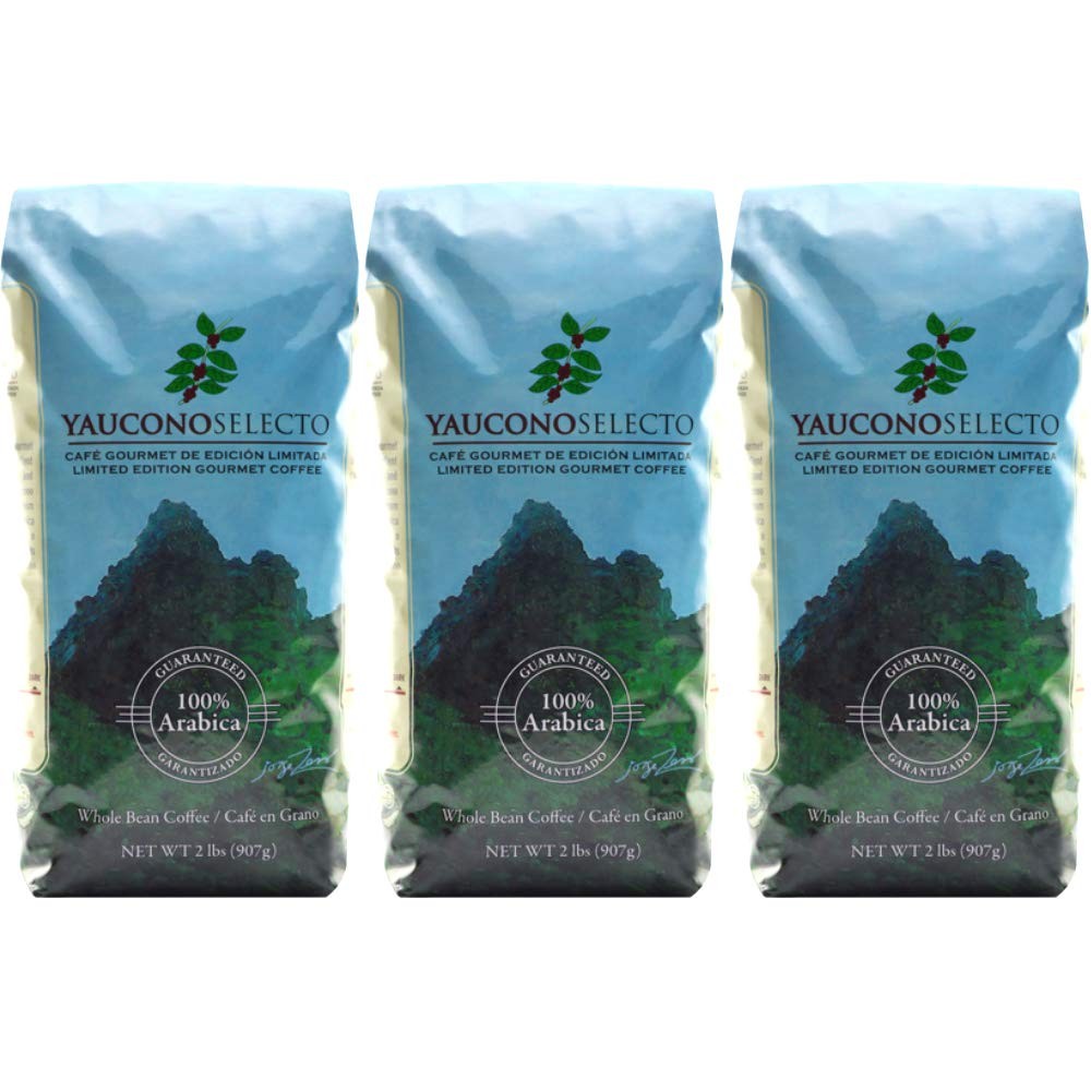 Selecto Limited Edition Gourmet Whole Bean Coffee Bag, 2 Pound (Pack of 3)