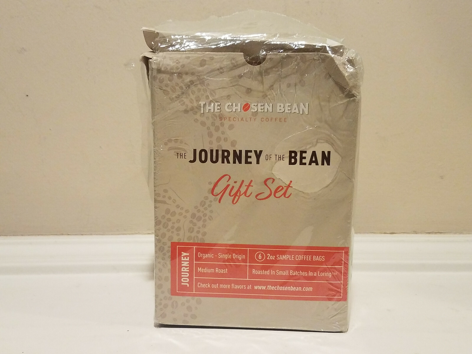 Chosen Bean Journey Gift Set * 6 2oz Sample Coffee Bags * Organic Medium Roast