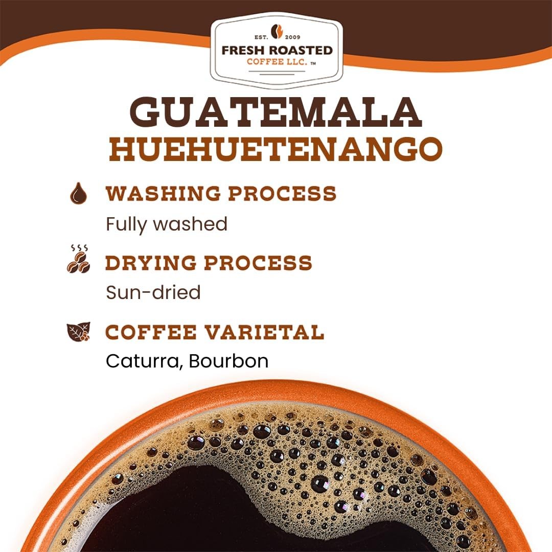 Guatemala Huehuetenango Coffee Beans Medium Roast Kosher Whole Bean 2 Lb 32 Oz