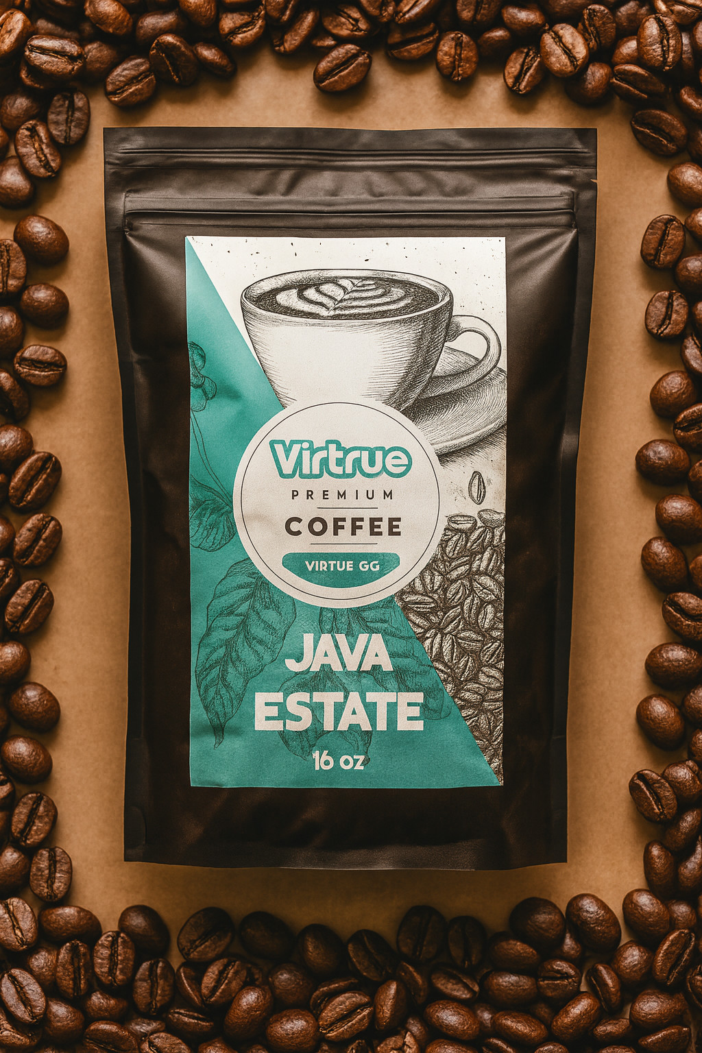 Java Estate Light Roast Coffee 16oz – Ground/Whole Bean – Fast Shipping