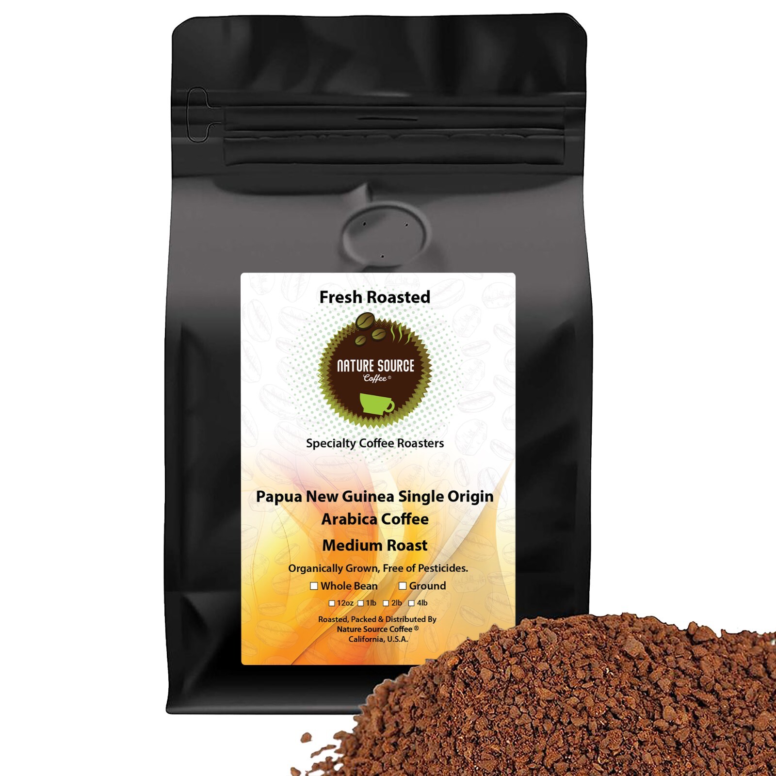 Papua New Guinea Single Origin | Medium | Organic | California Fresh Roasted