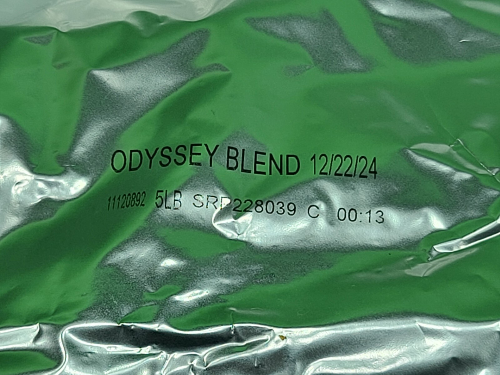 Lot of 2 5lbs Starbucks Odyssey Blend Whole Coffee Bean- BB-12/22/24 -SEALED-NEW