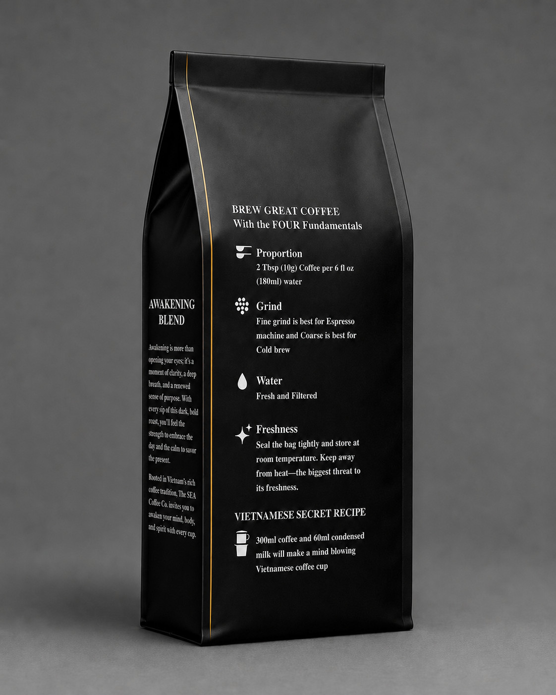 100% Vietnamese Coffee Specialty – Whole Bean Coffee – 1 Pound FRESH Roasted