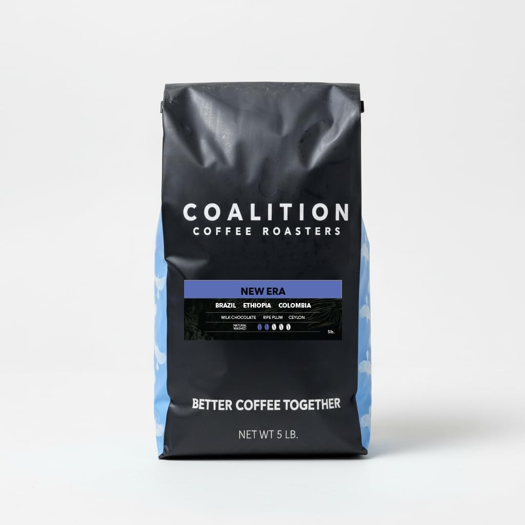 Coalition Coffee Roasters New Era Espresso Beans, 5 lb, Medium Roast