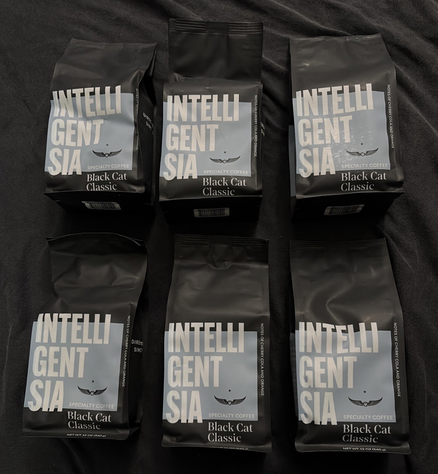 6X Intelligentsia Black Cat Classic Light Espresso, Whole Bean, 12oz 11/30/26
