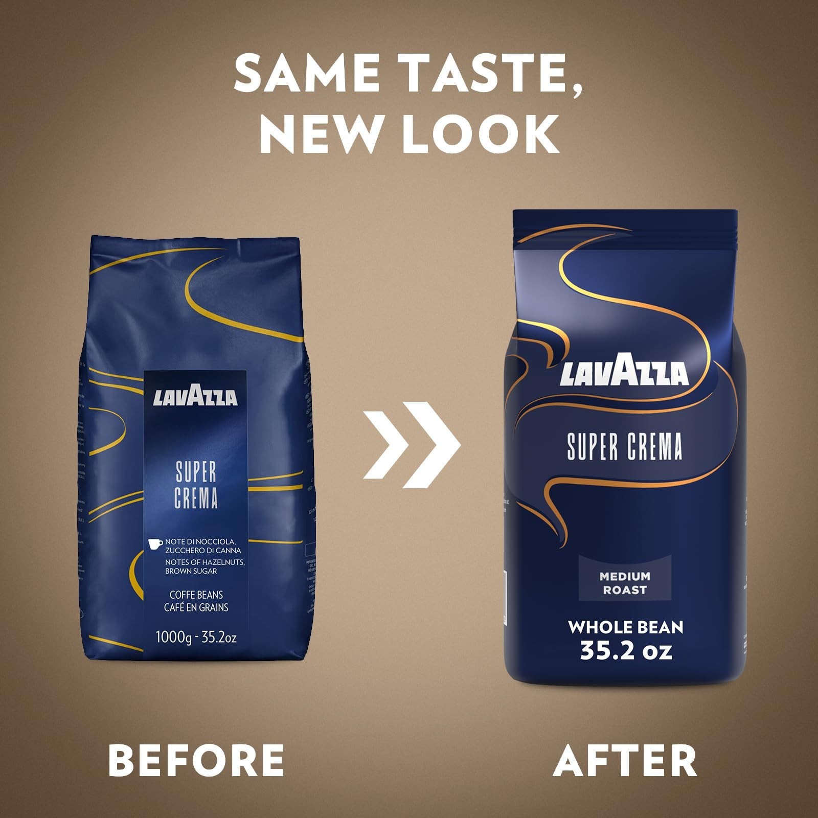 Premium Whole Bean Coffee – Medium Espresso Roast, Arabica & Robusta Blend, 2.2