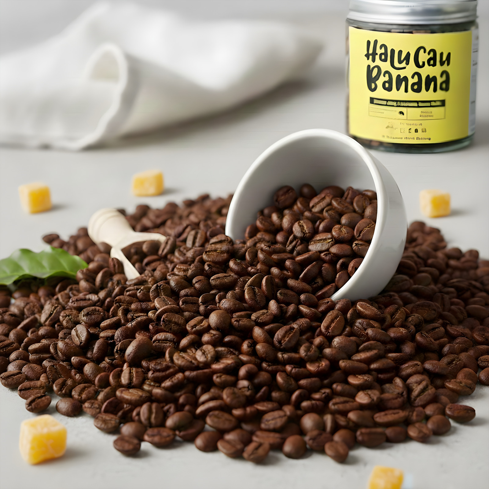 BEST NEW! Anjis Arabica Coffee Beans – Halu Banana Honey Process Specialty Roast