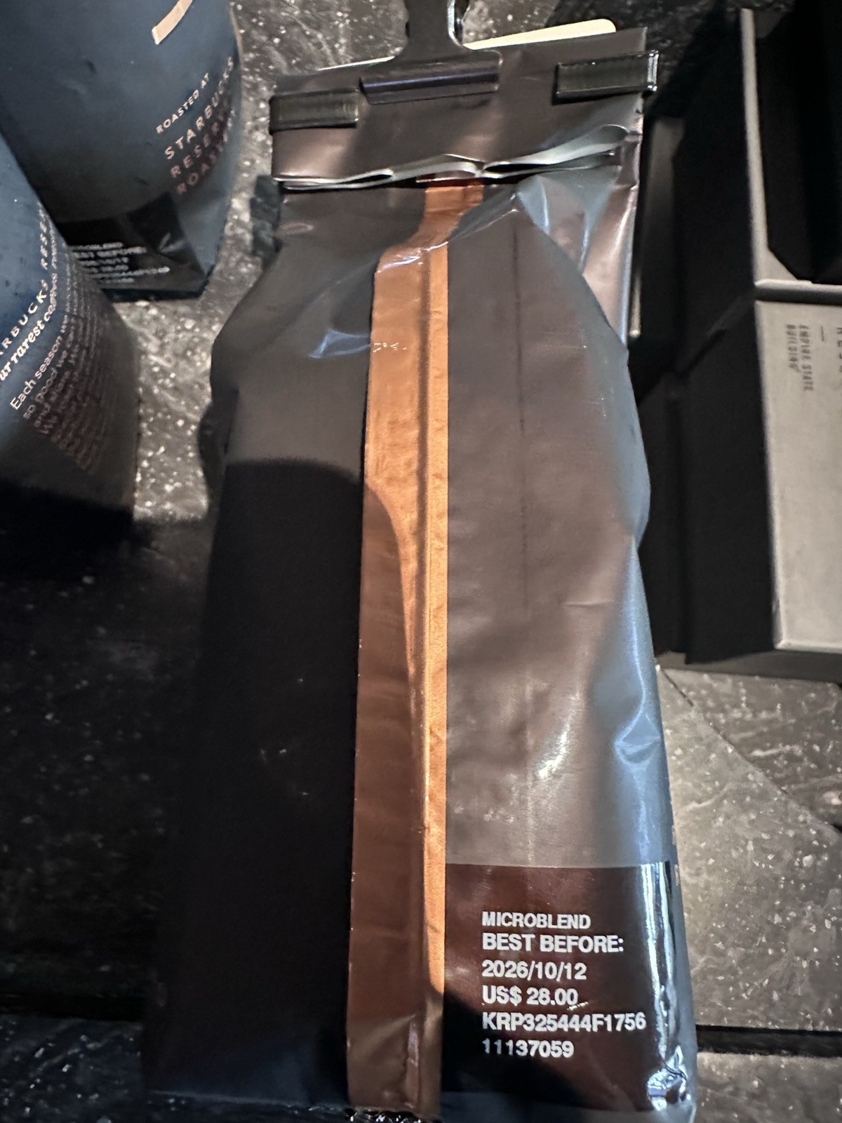 New York Starbucks Reserve Empire State Whole Bean Coffee and Hot tumbler cup