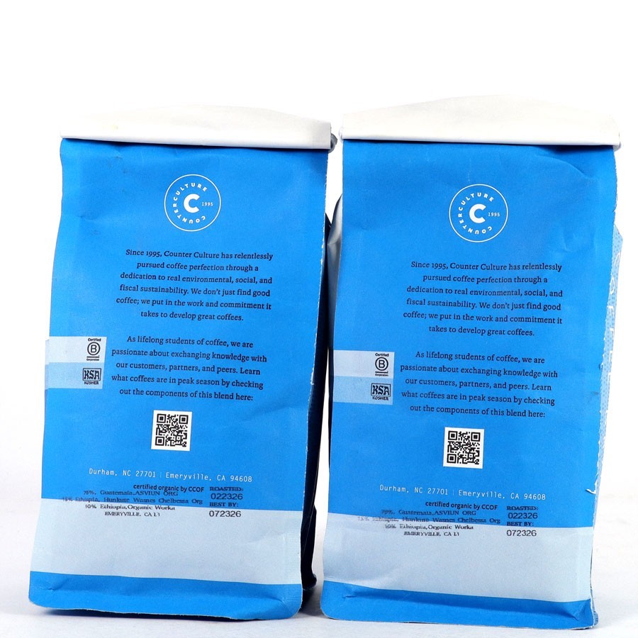 Counter Culture Coffee Forty-Six Dark Roast Organic Whole Bean 12 oz BB: 7/26