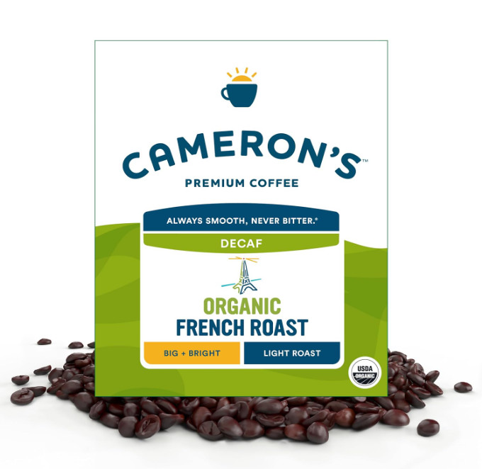 Cameron’s Organic Decaf French Roast Whole Bean Coffee, 4 lb
