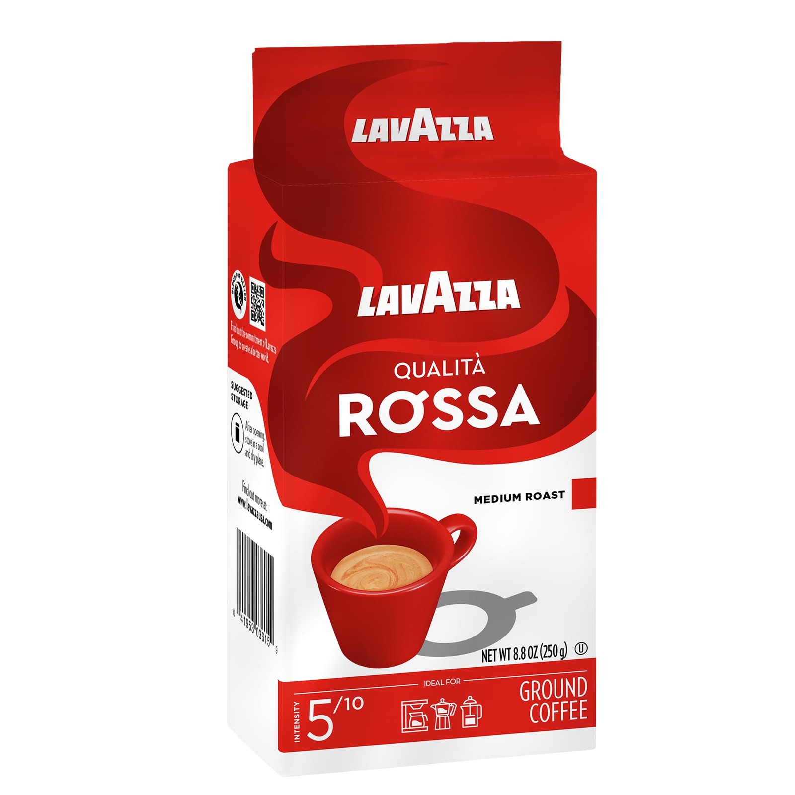 Medium Roast Coffee, Arabica Robusta Blend, 8.8 oz Ground Coffee