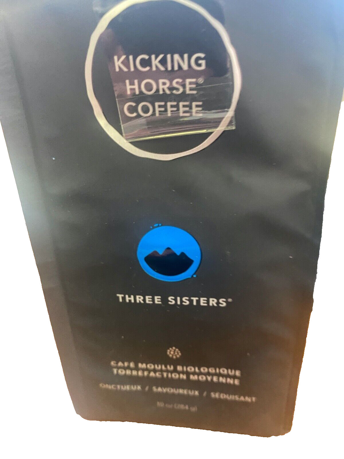 Kicking Horse Coffee Three Sisters Medium Roast Whole Bean 10 oz 6 Bags 12/2027