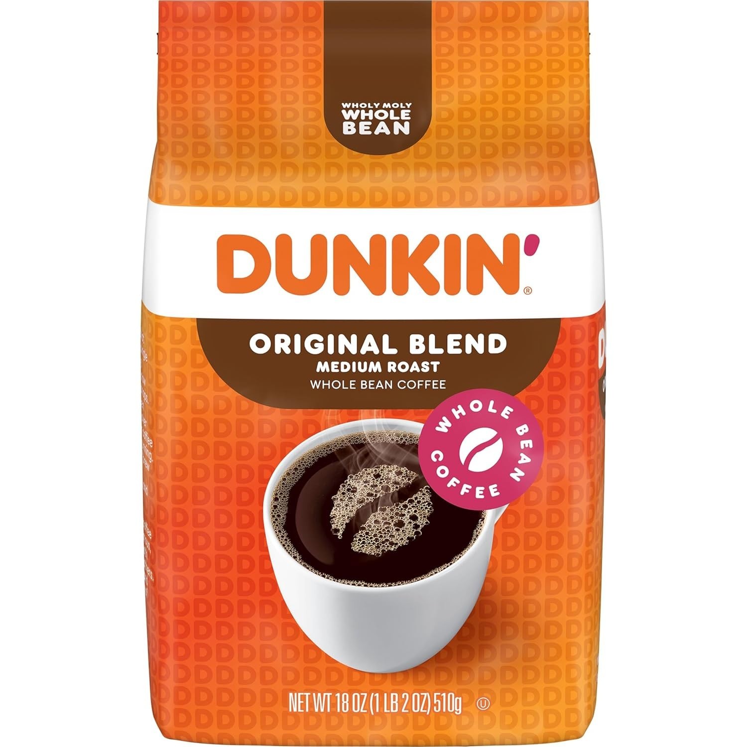 Blend Medium Roast Whole Bean Coffee, 18 Ounce Pack of 6