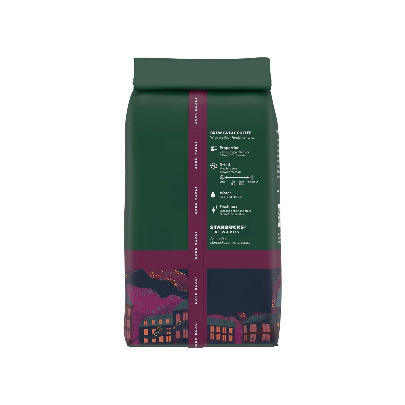 Rich French Roast Whole Bean Coffee, 18 oz Bag – Dark Roast, Bold Flavor, Freshl