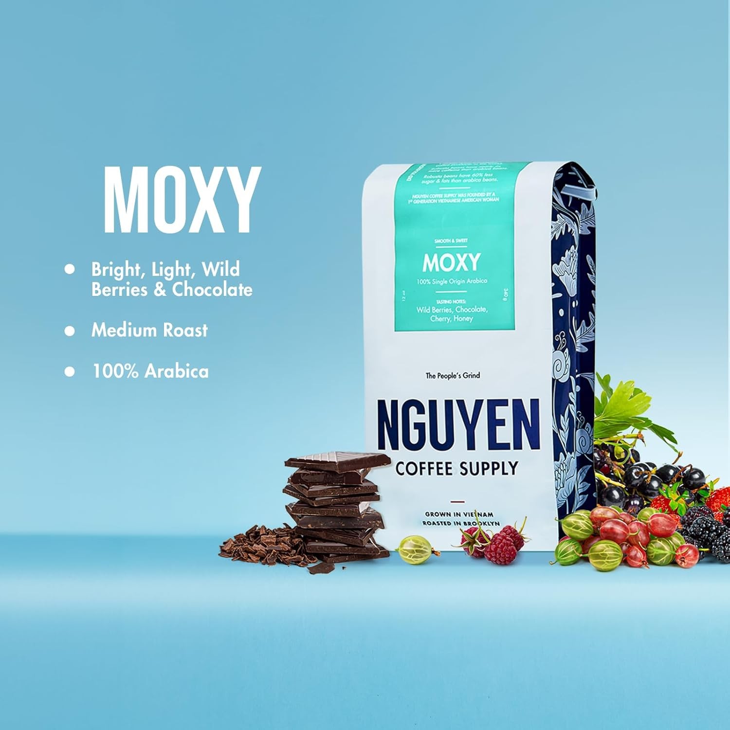 Moxy Arabica Medium Roast Premium Whole Coffee Beans Vietnamese Single Origin