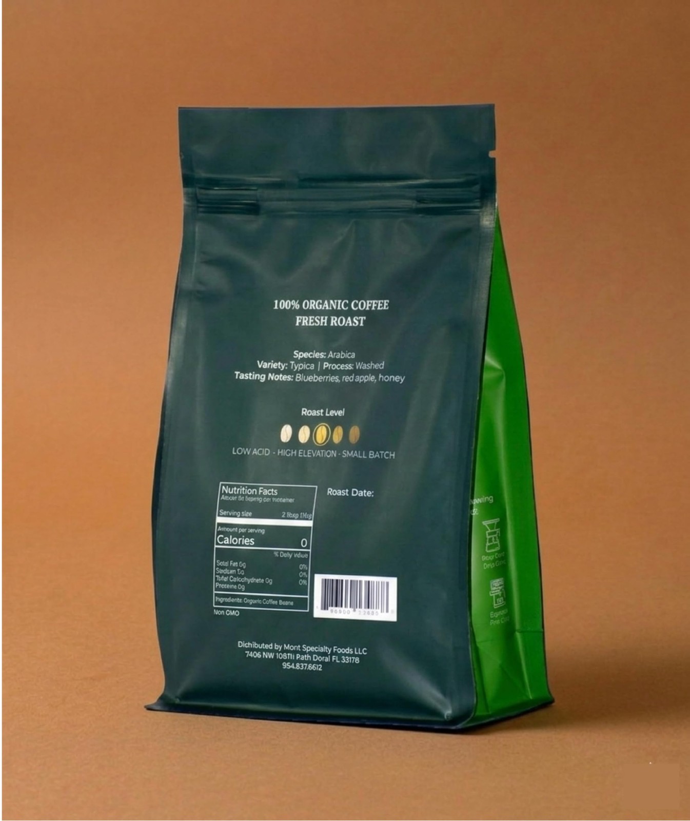 Ecuador Amazonian — Whole Bean Single Origin 100% Arabica Specialty Coffee, R…