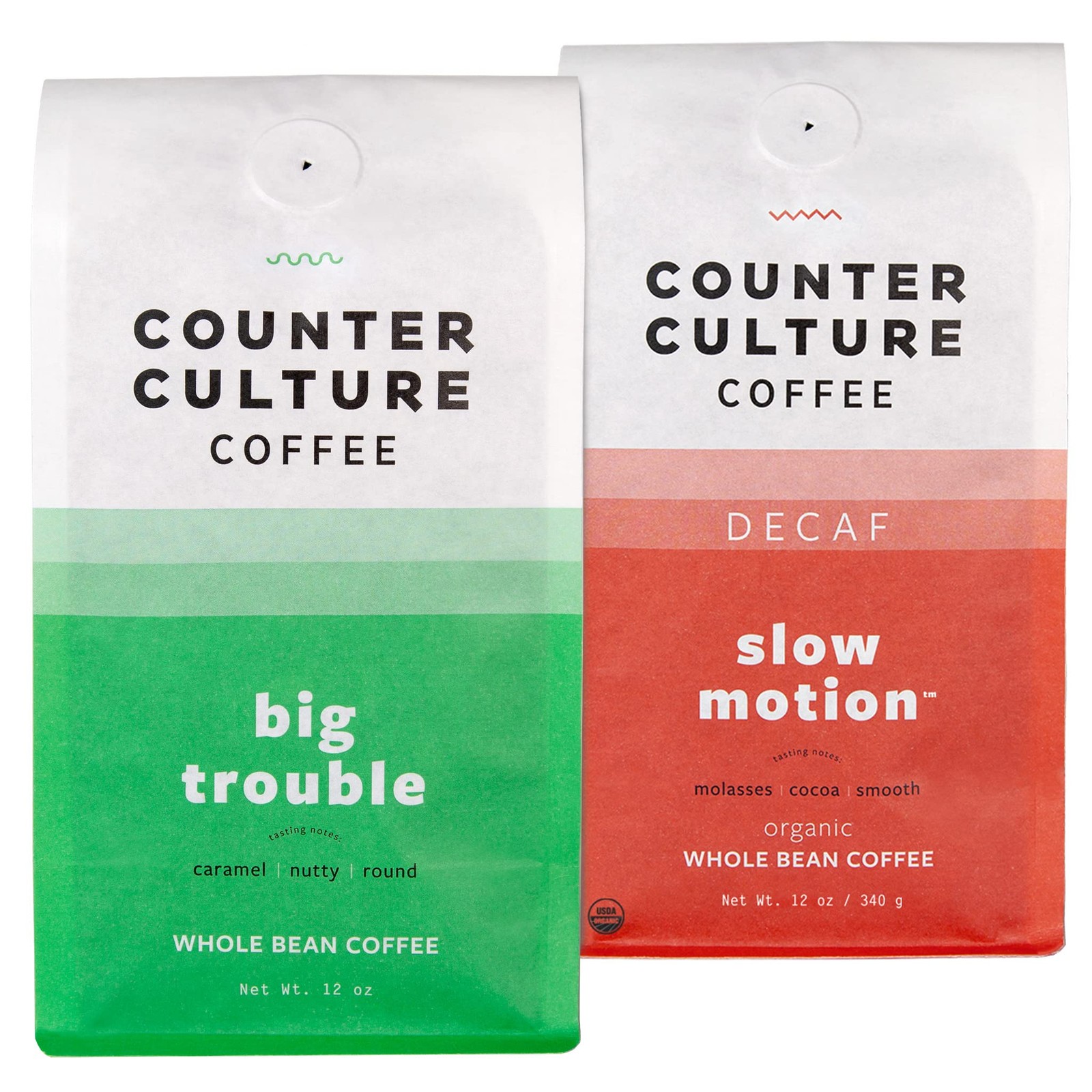 Counter Culture Whole Bean Coffee 2-Pack (Big Trouble – Medium Dark Roast & S…