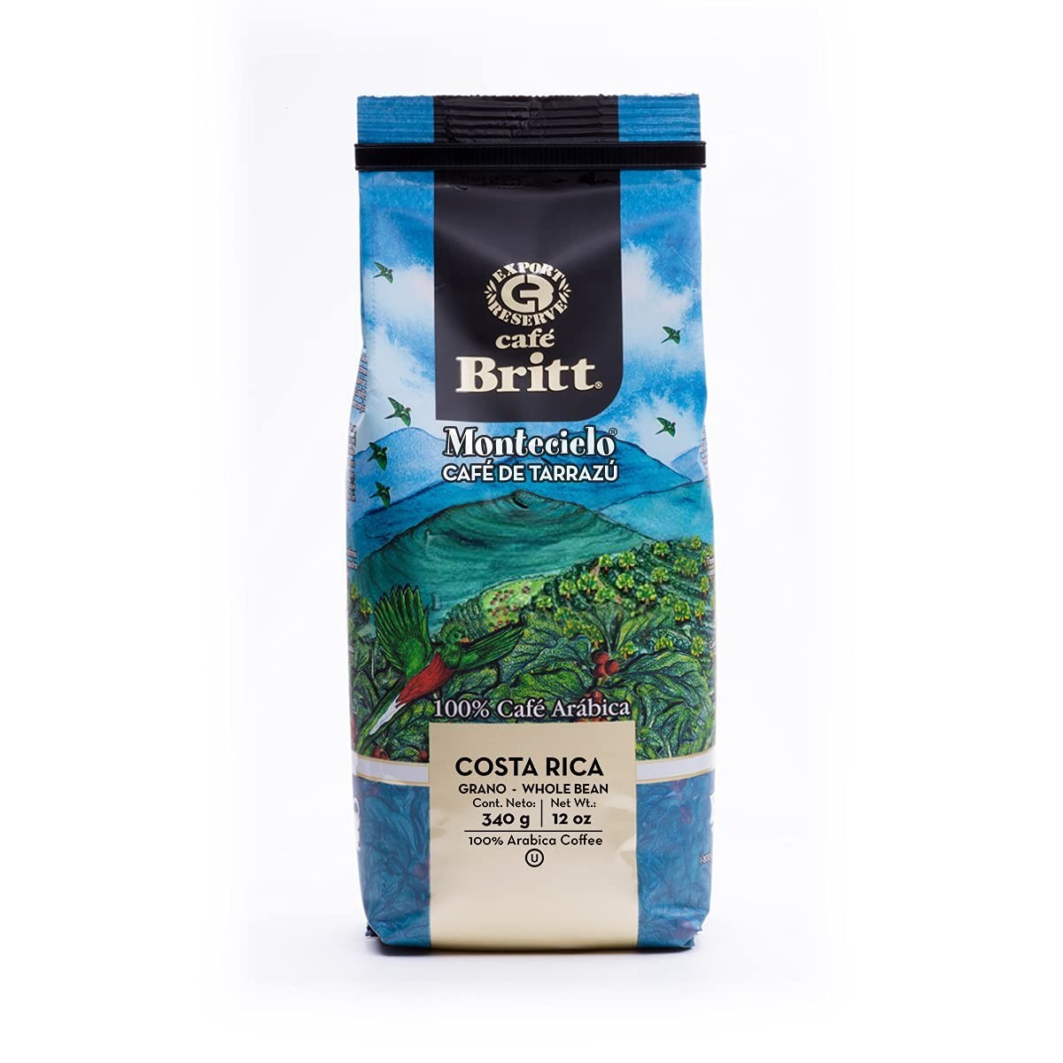 Costa Rican Montecielo Coffee from Tarrazu – 12oz Whole Bean 3-Pack