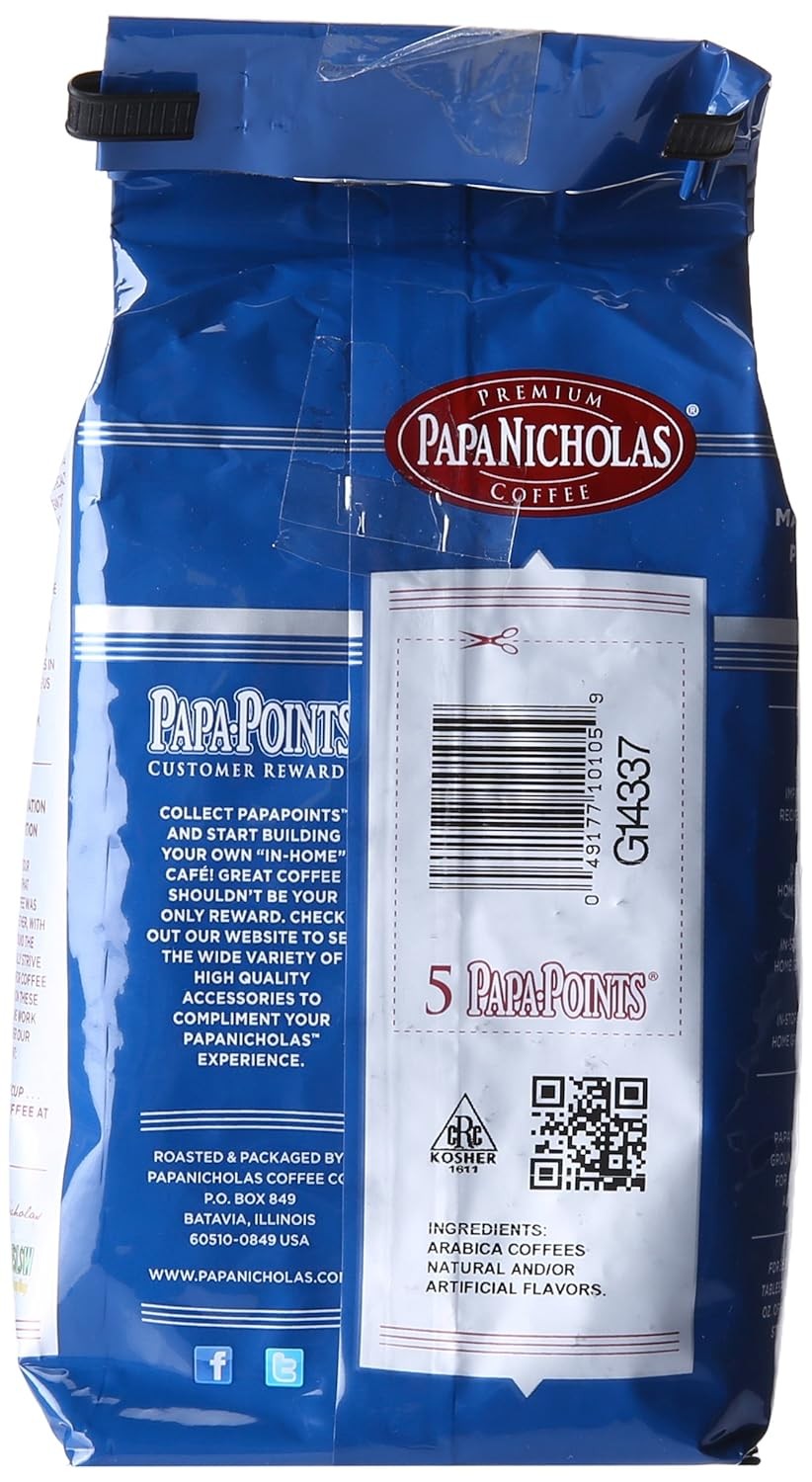 Whole Bean Coffee Cinnamon Hazelnut 10 Ounce Flavored Light Roast Air Roasted