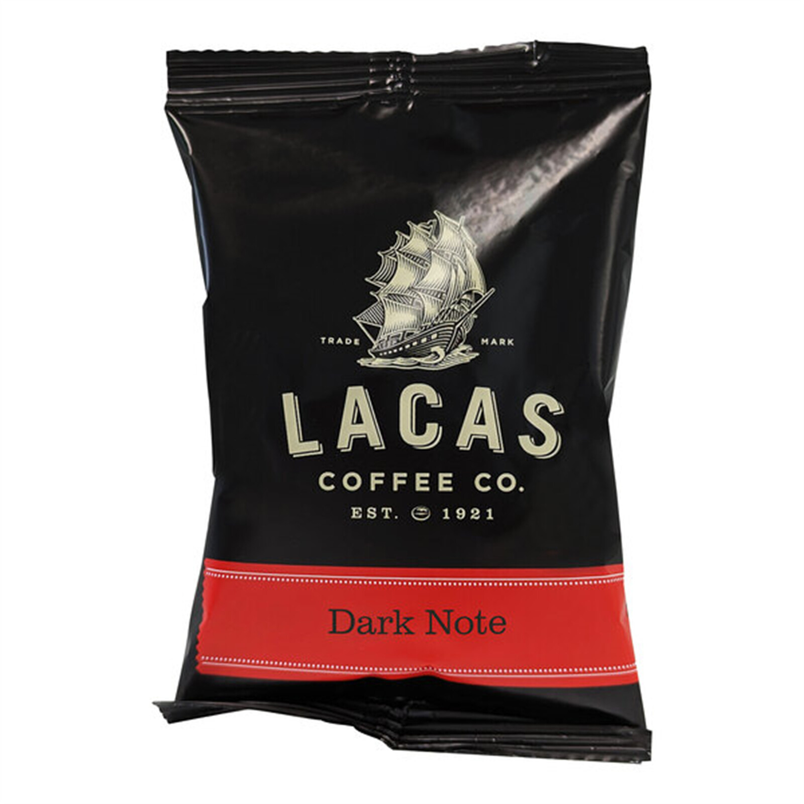 Lacas Coffee Dark Note Coffee Packet 3 oz. – 24/Pieces WS-110LCPKDARK