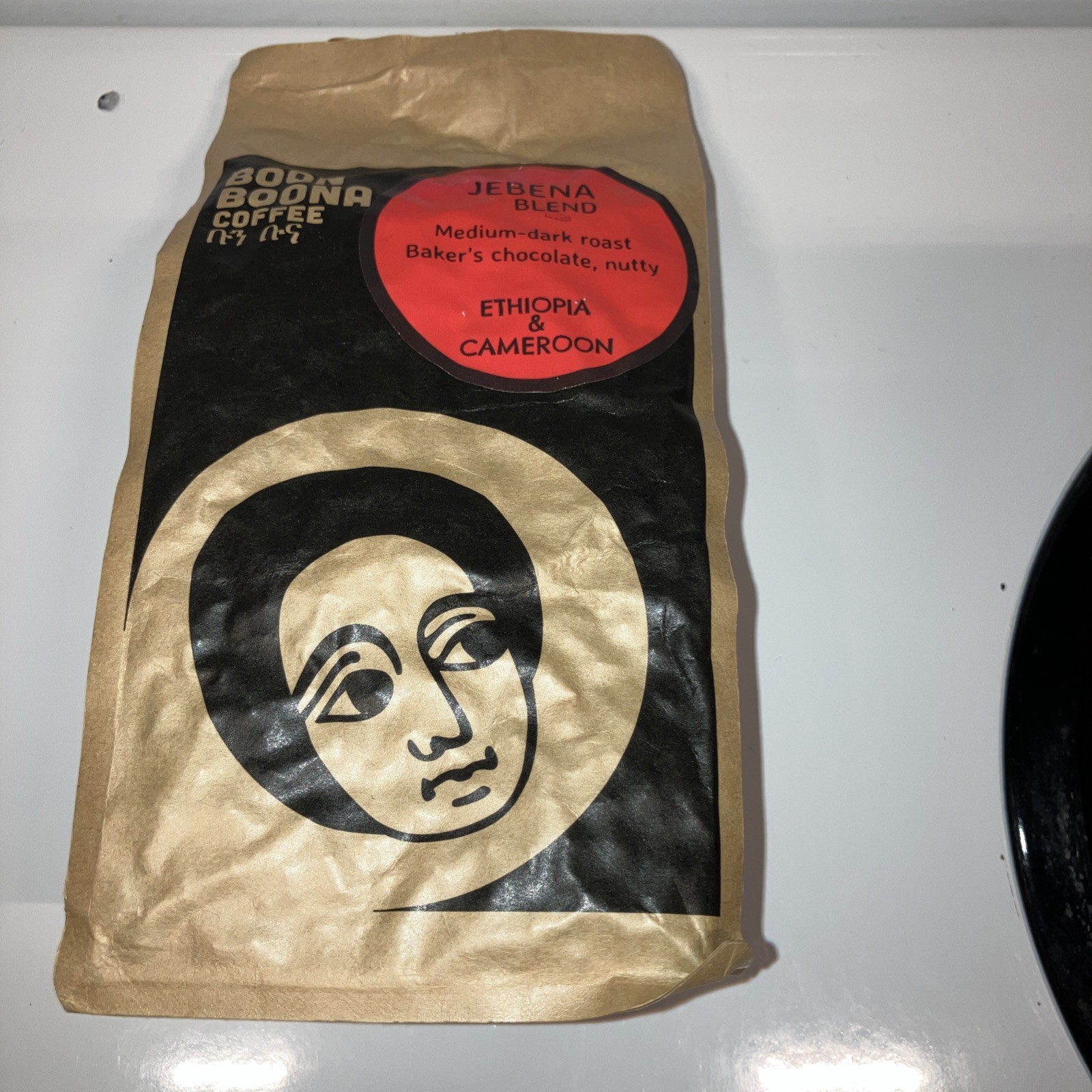 BOON BOONA COFFEE Jebena Blend• ETHIOPIA & UGANDA WHOLE BEAN 🫘 12OZ MEDIUM-DARK
