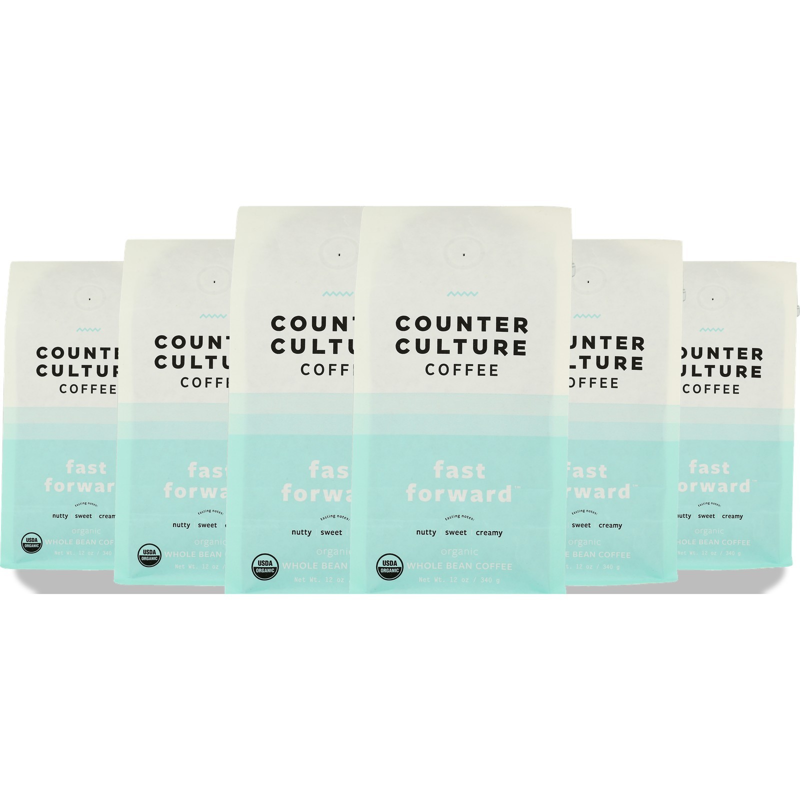 Organic Fast Forward Whole Bean Coffee By Counter Culture 12 Oz 6 Pack