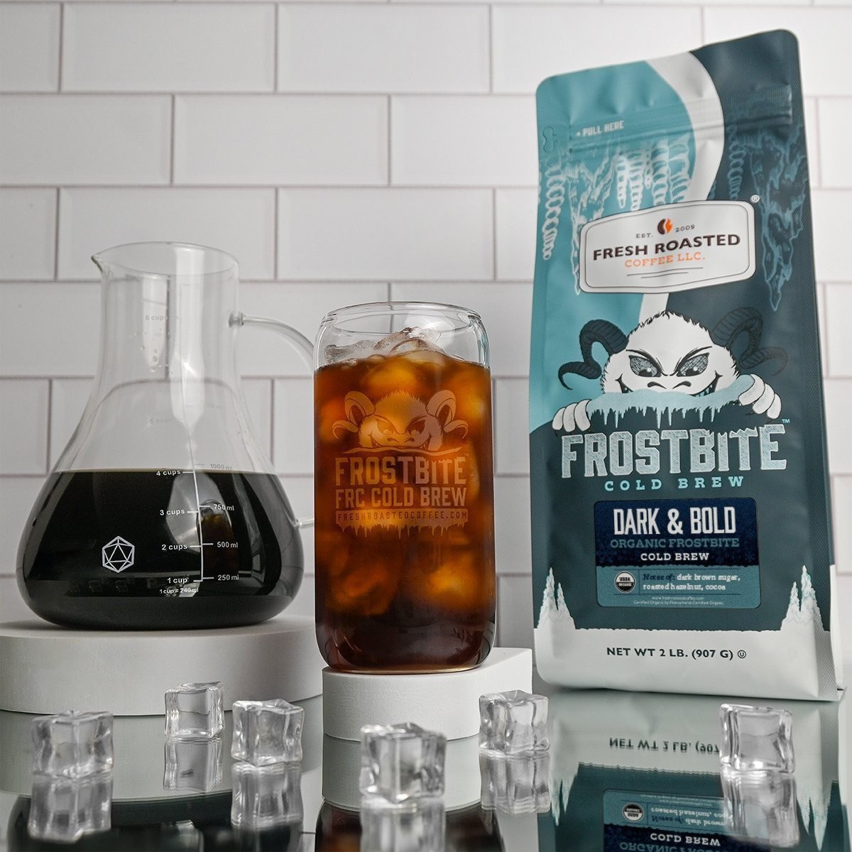 Organic Frostbite Cold Brew | Dark & Bold Blend | Fresh Roasted Coffee